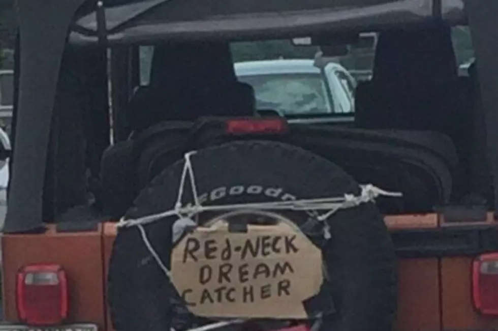 Someone In Maine Has A Redneck Dreamcatcher Attached To Their Car, And Boy Is It Something