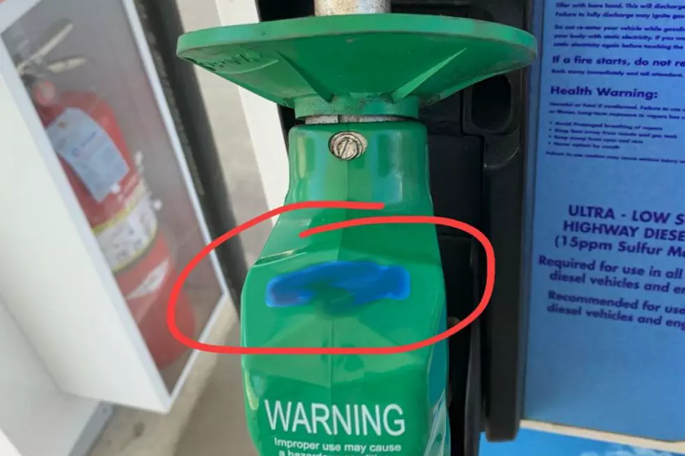 There’s Something Very Peculiar About This Gas Pump In Lewiston