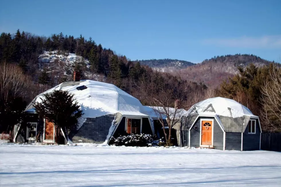 You And 9 Friends Can Escape Winter Inside This Rentable Geodesic Dome In Maine